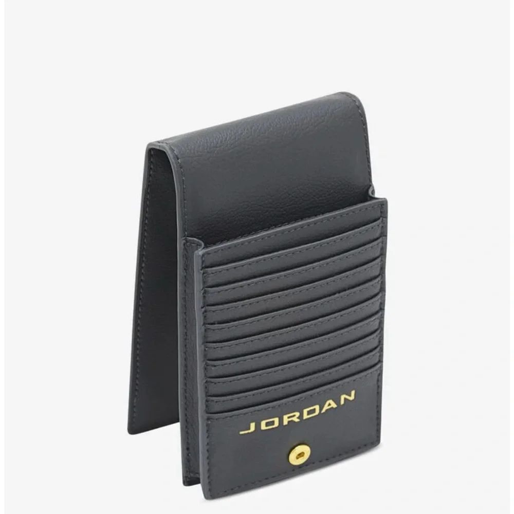Jordan Black Wallet Bag with Gold Jumpman